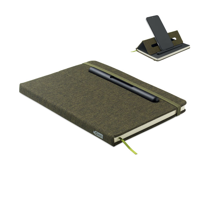 RINBOOK - A5 notitieboek telefoonhouder