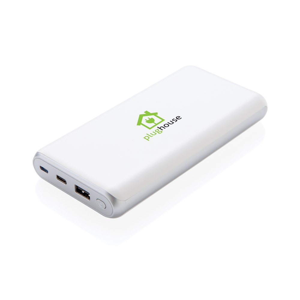 Luxe powerbanks bedrukken met logo