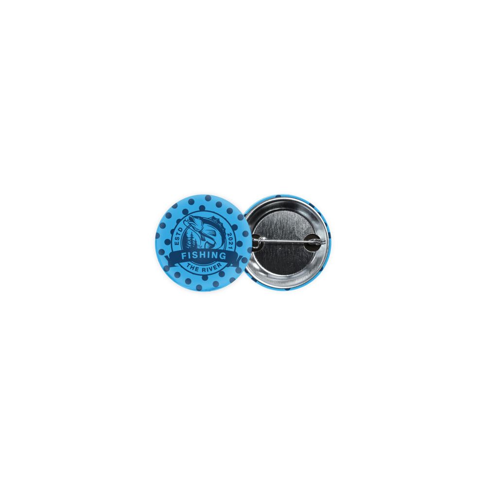 Metalen button 37mm met dubbel gezekerde speld