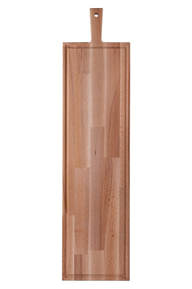 Serveerplank met handvat 80X20X1,9CM