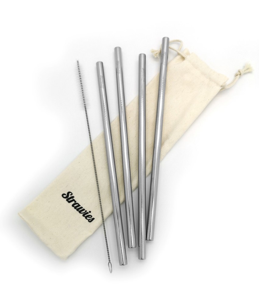 4 Shake ⌀8mm Strawies™ + zakje + borstel