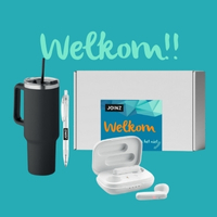 Merch pakketten bedrukken met logo