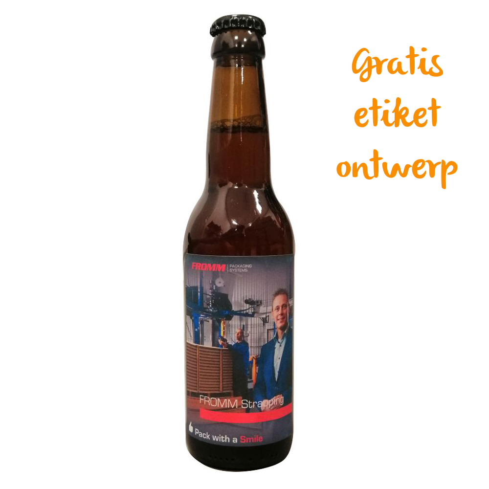 Quadrupel bier met eigen etiket