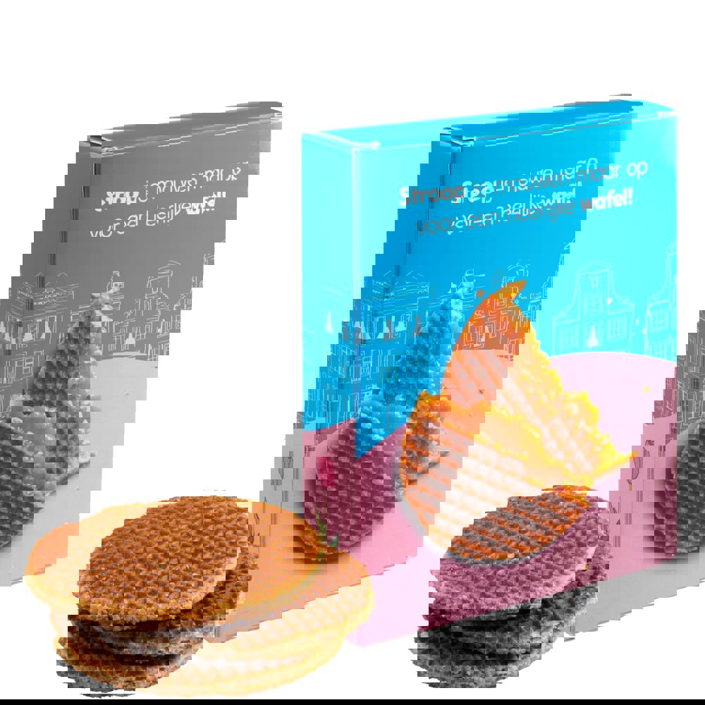 Doosje met 3 roomboter stroopwafels