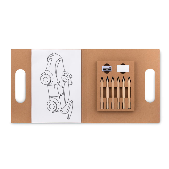 FOLDER2 GO - Kleurset met 6 potloden