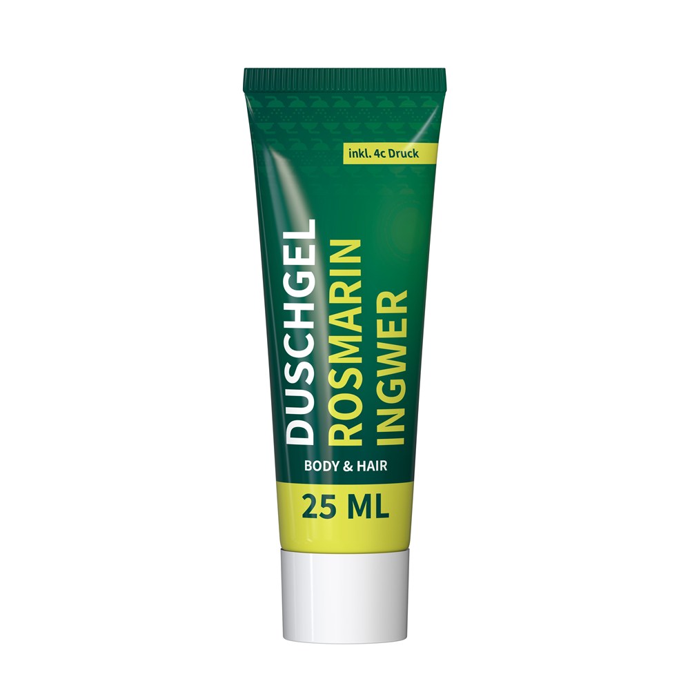 Douchegel Rozemarijn-Gember, 25 ml Tube