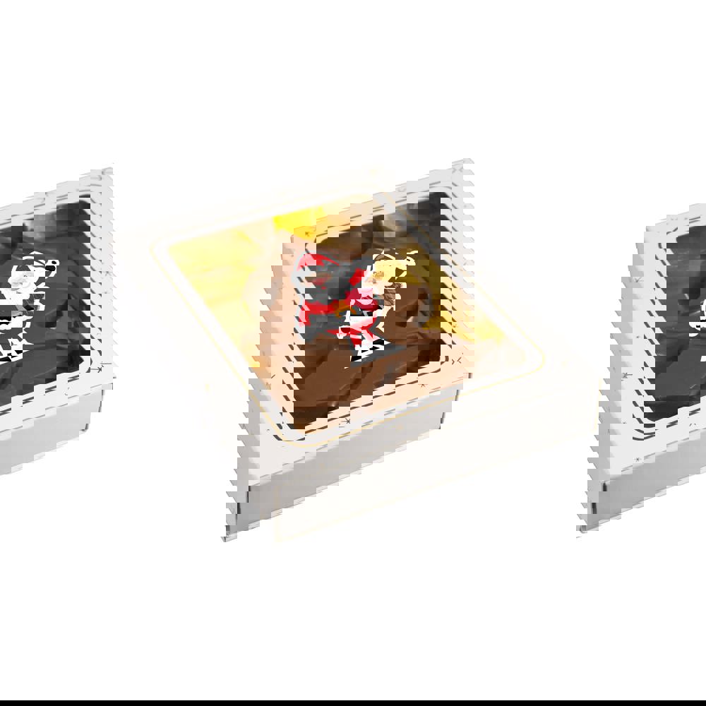 Doosje met chocolade kerstboom