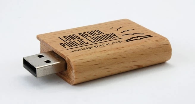 Houten Boek USB