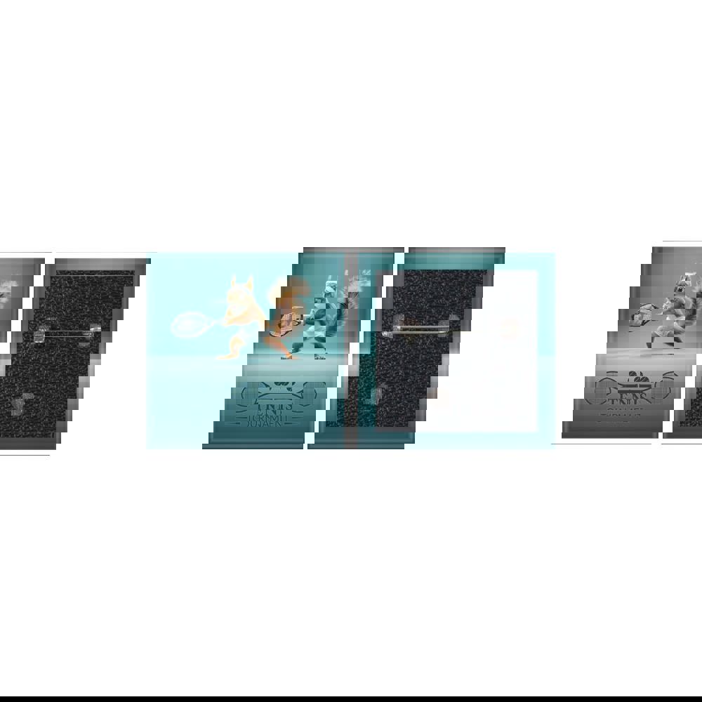 Vierkante button 52mm met dubbel gezekerde speld