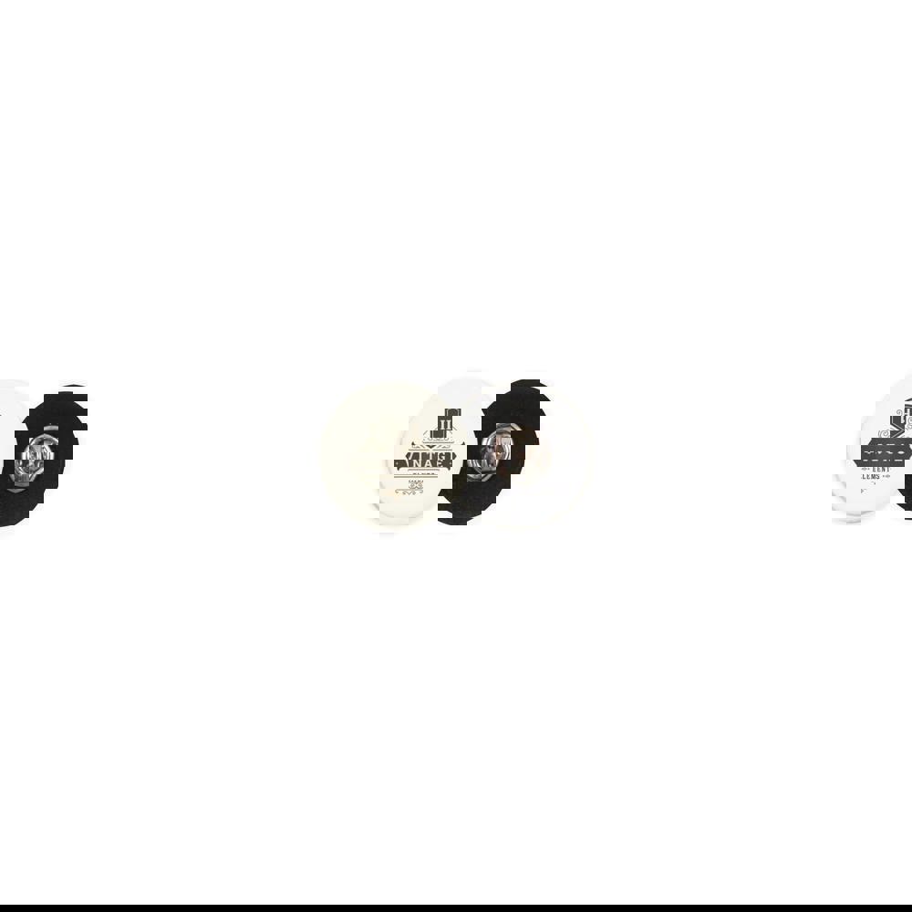 Metalen button 31mm met pin en clutch