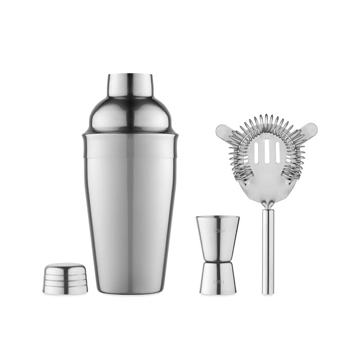 FIZZ - Chroomkleurige cocktailset
