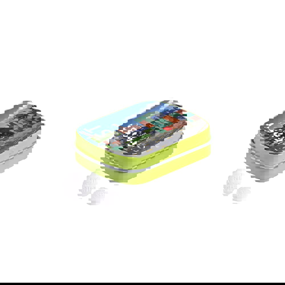 Scharnierblikje golf mints