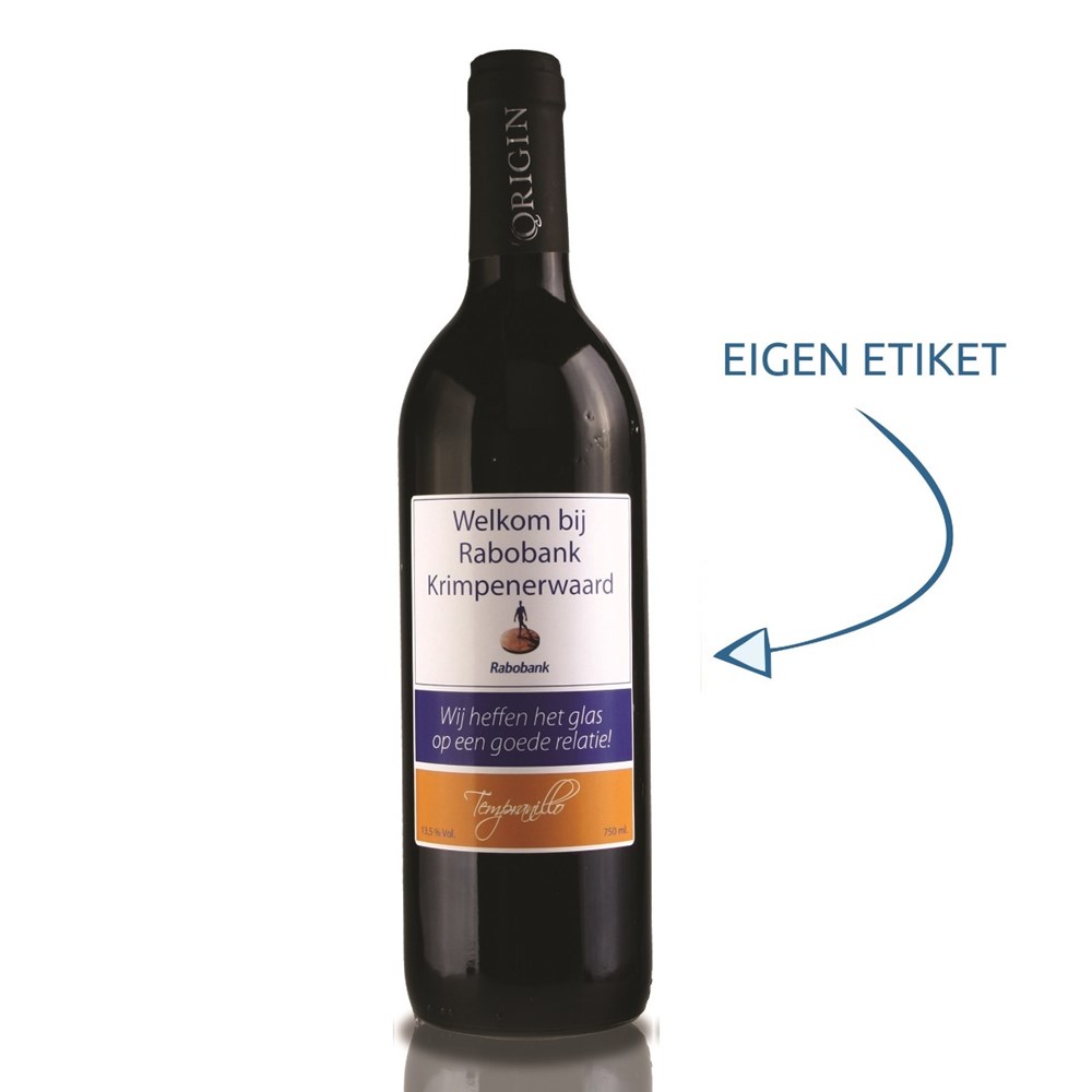 Rode Wijn bedrukken met logo