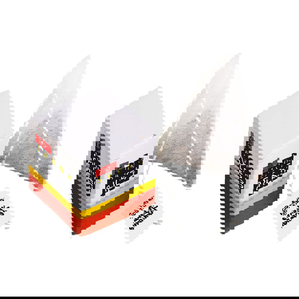 Zakje thee in een doosje