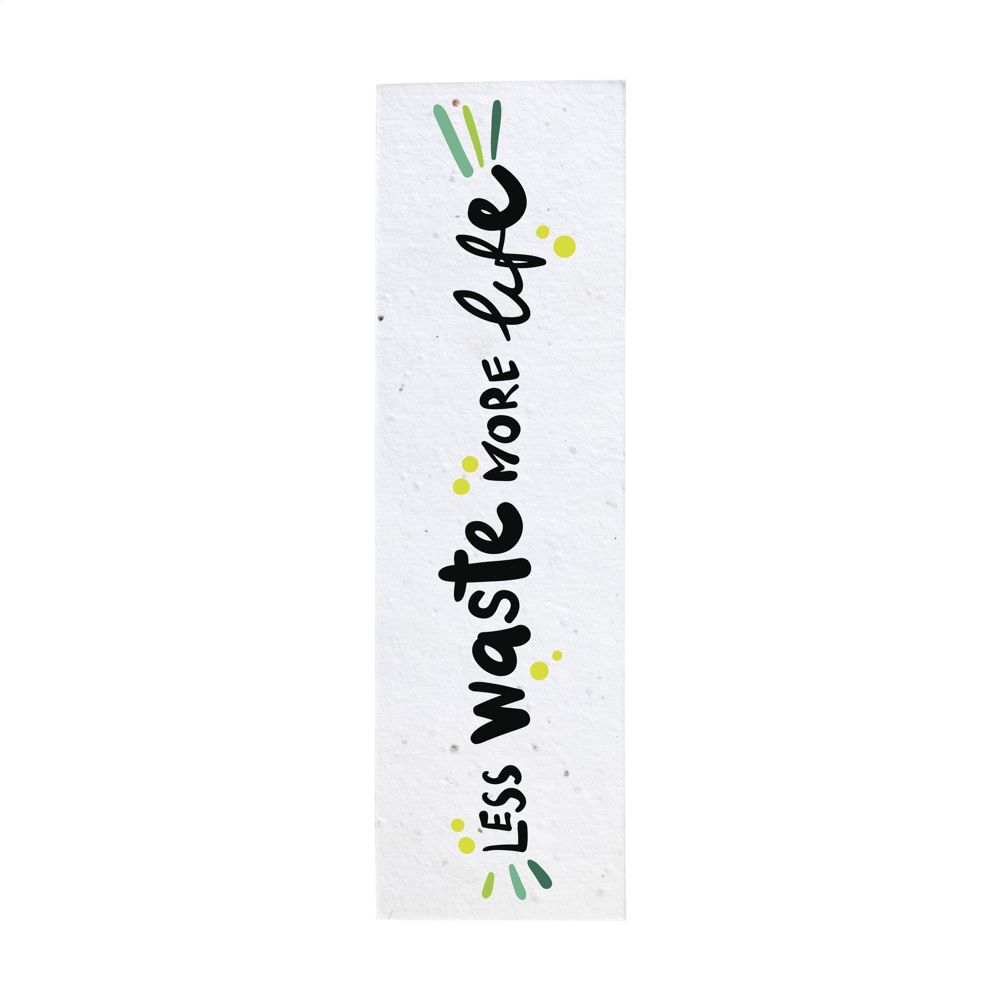 Bookmark Seed Paper (40 g/m²) boekenlegger
