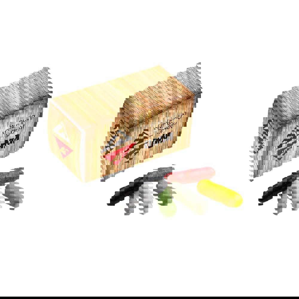 Container doosje gevuld met snoep