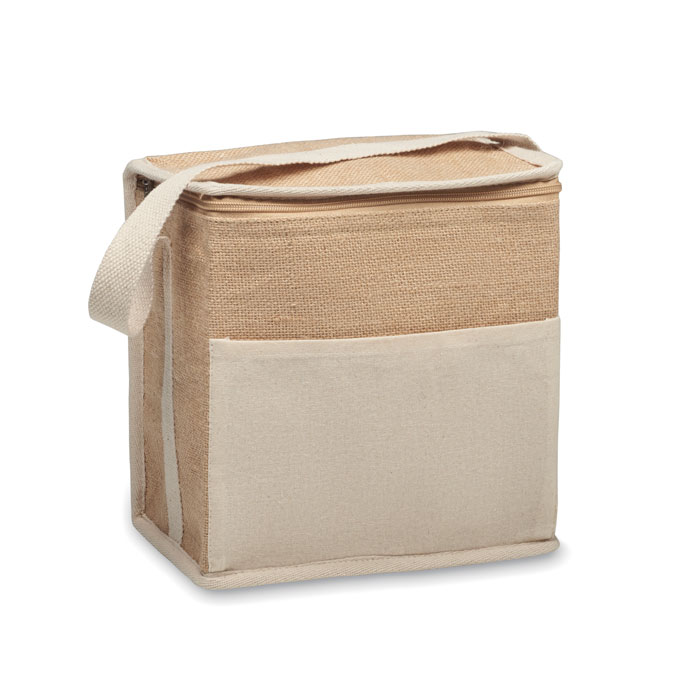 LONA - Jute en canvas koeltas 3L