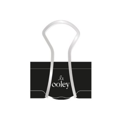 Foldbackclip met logo bedrukken met logo