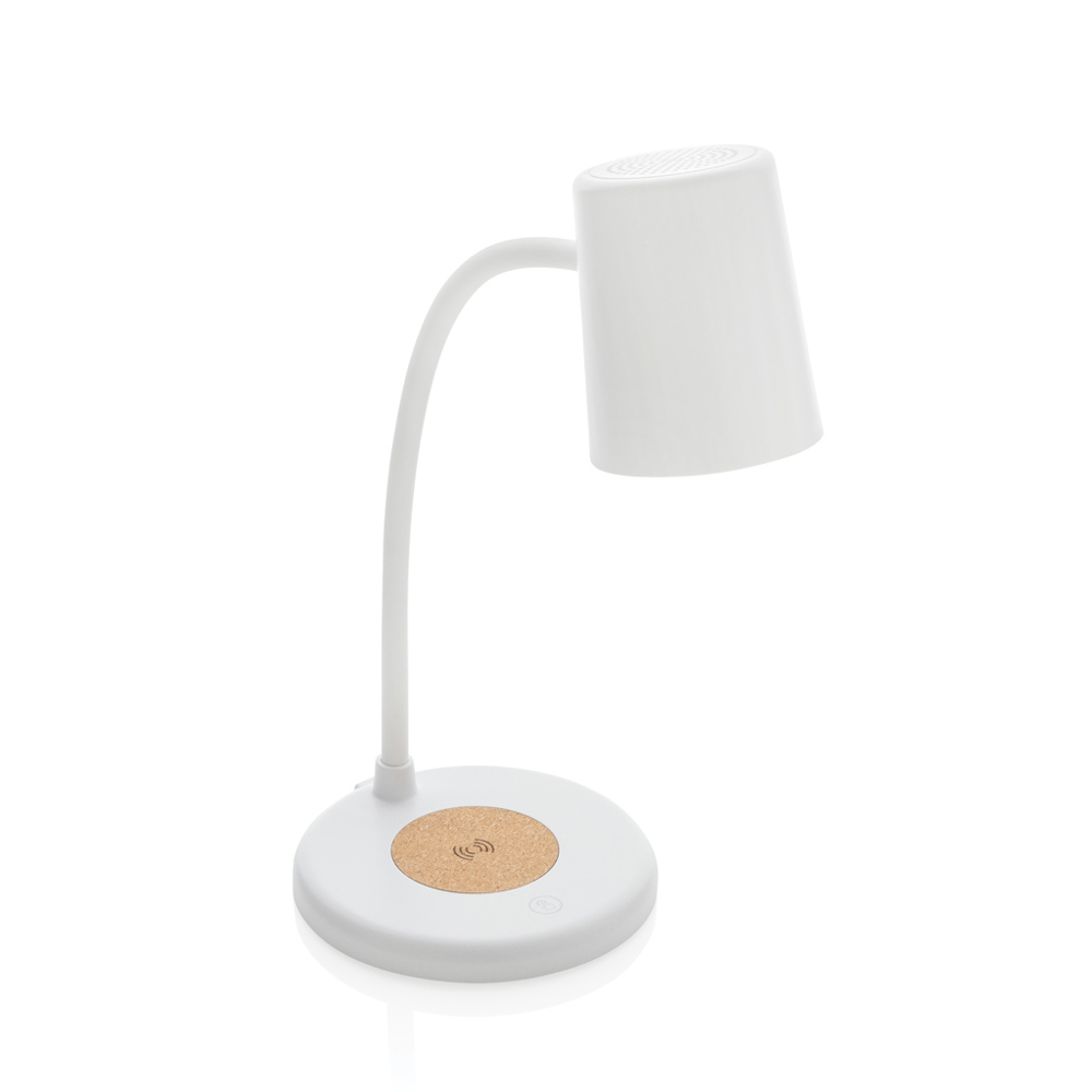 Zenara RCS 15W draadloze bureaulamp van gerecycled plastic