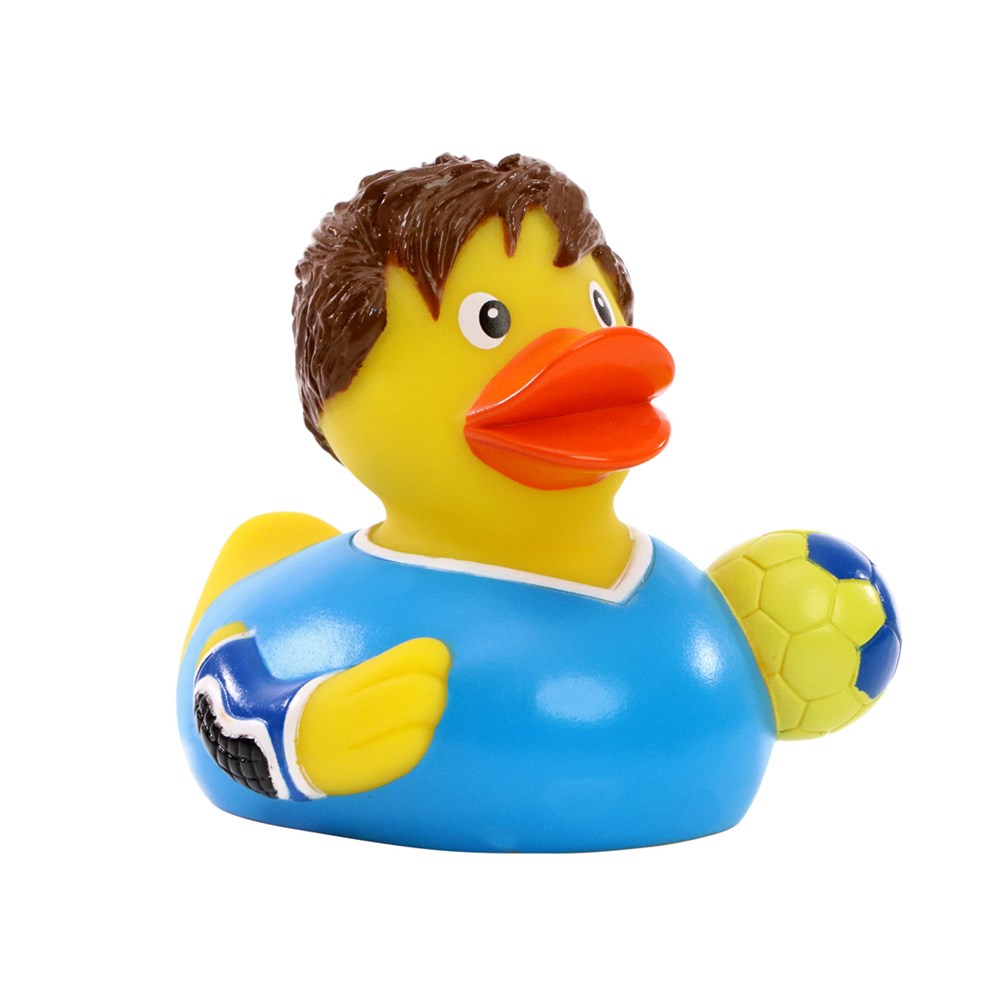 Piepende eend handbal - veelkleurig
