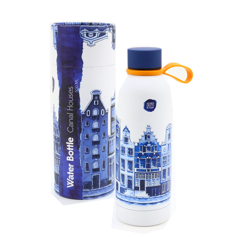 Waterfles Grachtenpanden