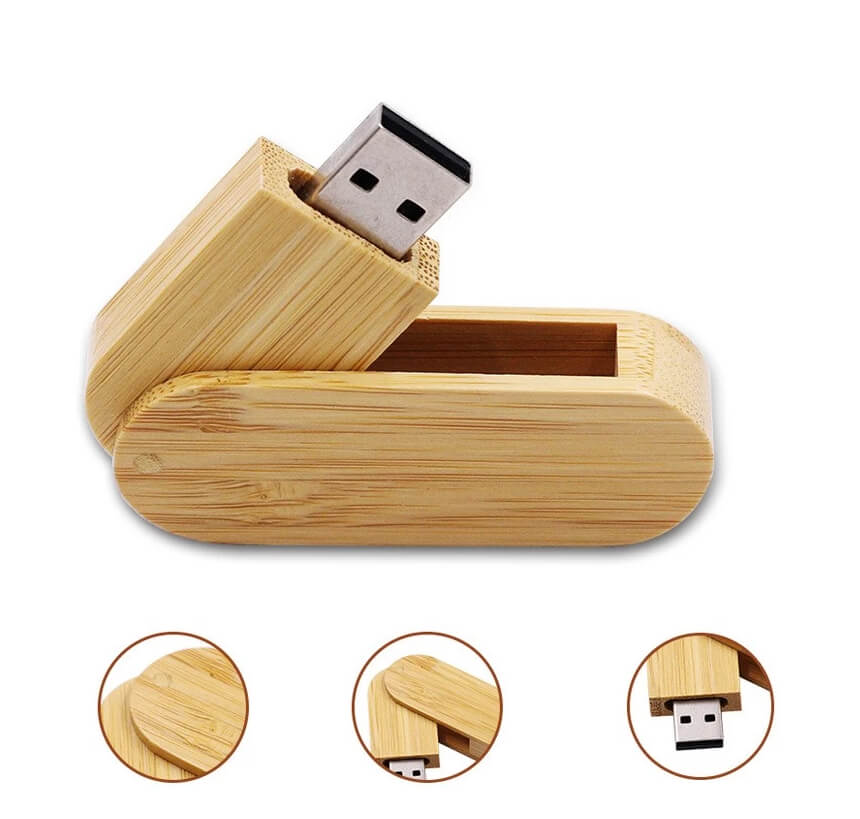 Houten USB Draai