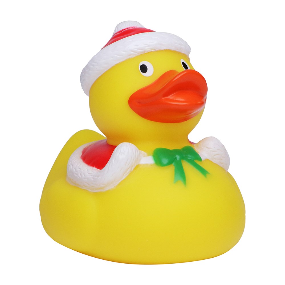 Piepende eend kerstmis - veelkleurig