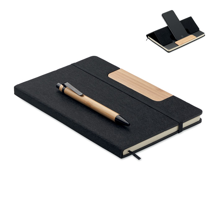 NOTEMIX - Set notitieblok telefoonhouder
