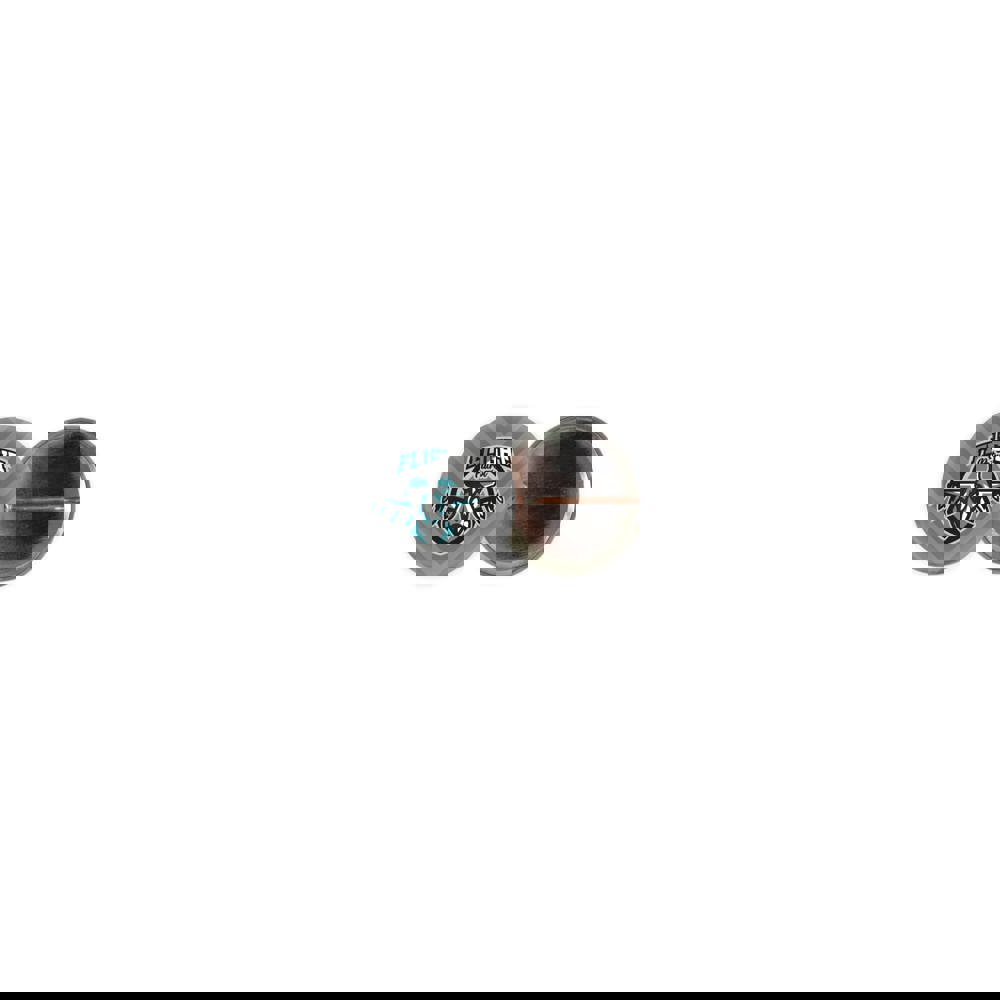 Metalen button 31mm met dubbel gezekerde speld