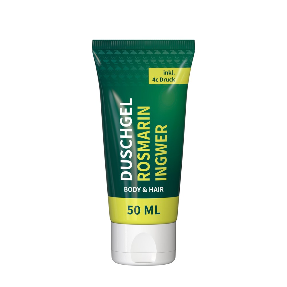 Douchegel Rozemarijn-Gember, 50 ml Tube
