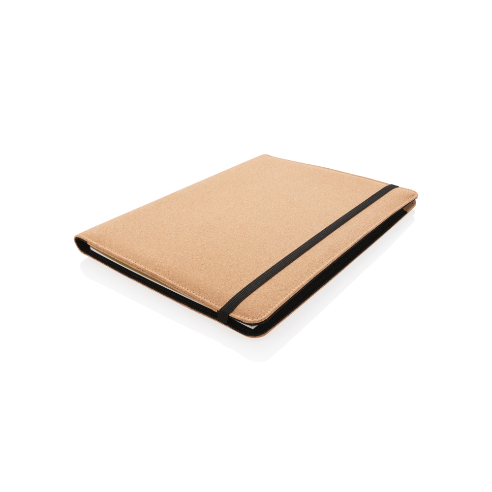 Deluxe kurken A4 portfolio met pen