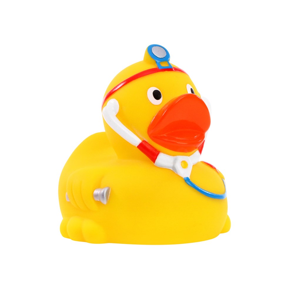 Piepende eend dokter - veelkleurig