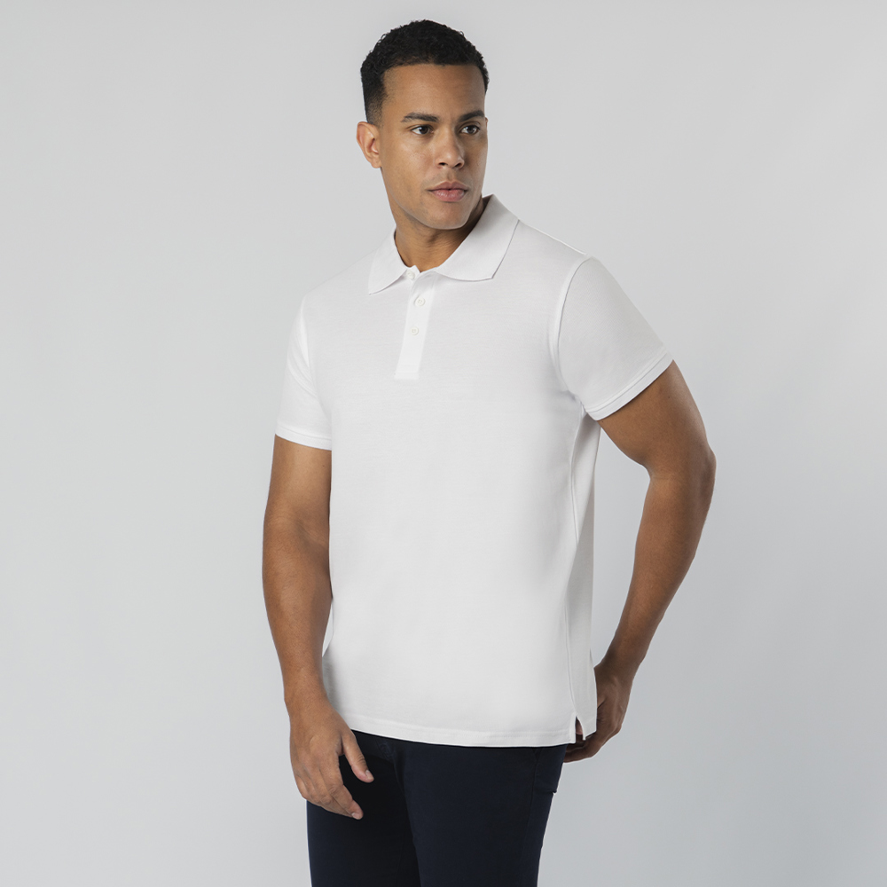 Volwassene Wit Polo Shirt Chaplin