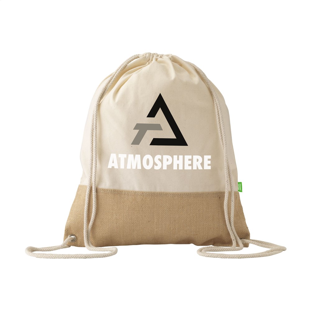 Eco rugzakjes bedrukken met logo